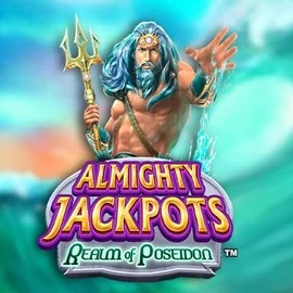 Almighty Jackpots – Realm of Poseidon game by Novomatic – logo hosted on NomaSpin Casino