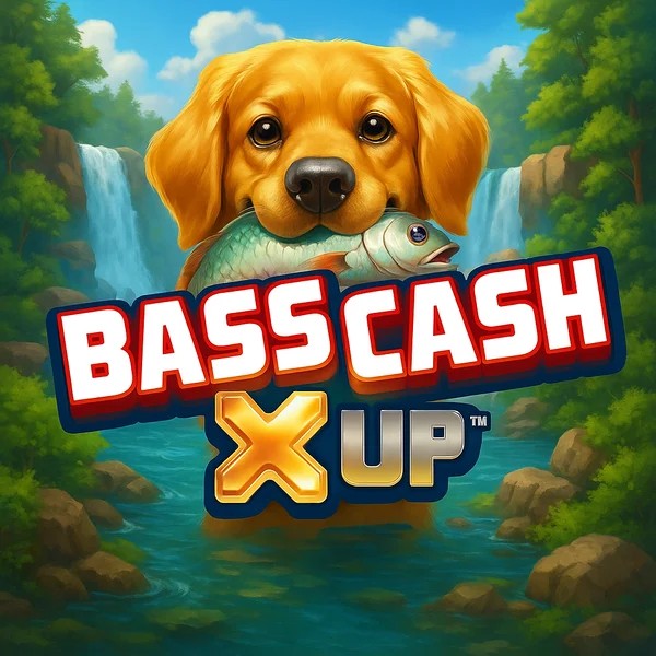 Bass Cash X UP casino game by Alchemy Gaming – featured logo at NomaSpin Casino