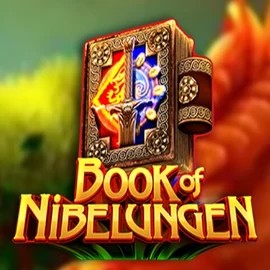 Book of Nibelungen slot logo by Swintt at NomaSpin Casino