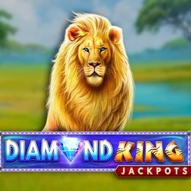 Diamond King Jackpots slot icon by SpinPlay Games, available at NomaSpin Casino