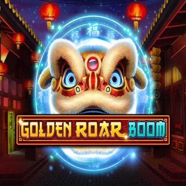 Golden Roar BOOM logo by Greentube at NomaSpin Casino