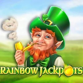 Rainbow Jackpots logo by Red Tiger Gaming NomaSpin Casino