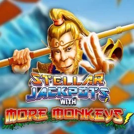 Enjoy Stellar Jackpots with More Monkeys by Lightning Box Game – logo hosted on nomaspinonline.com