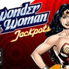 Wonder Woman Jackpots logo – Jackpots by Amaya at NomaSpin Casino